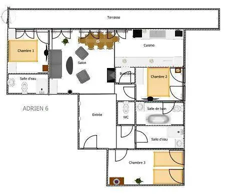 Les Chalets D'adrien 6 Apartment *